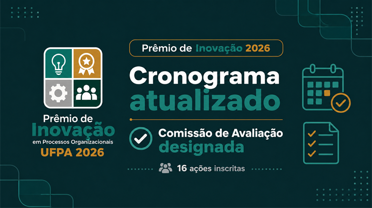 Prêmio de Inovação 2026 — cronograma atualizado e Comissão de Avaliação designada